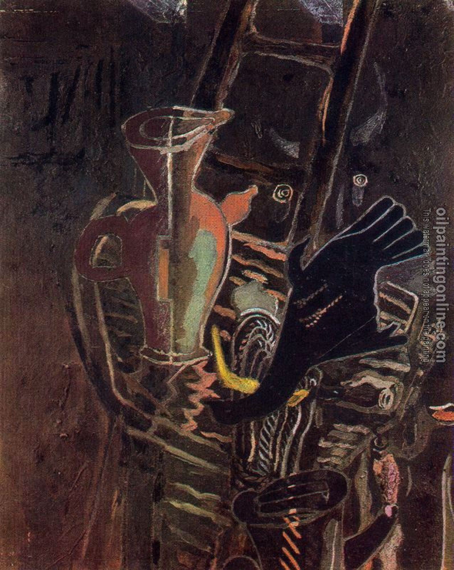 Georges Braque - Still life with Stairs